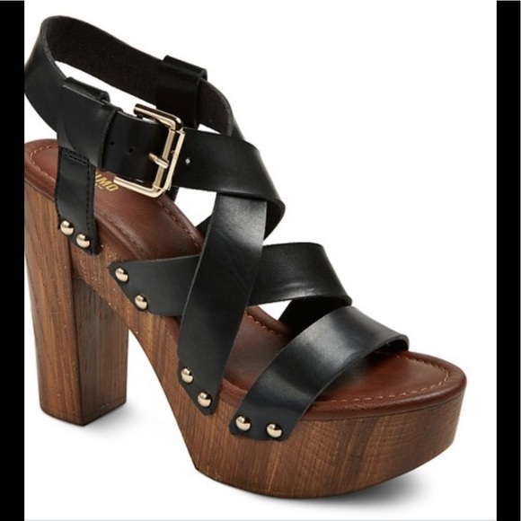 MOSSIMO BLACK WEDGES LAST ONE ☝️ - Picture 2 of 8